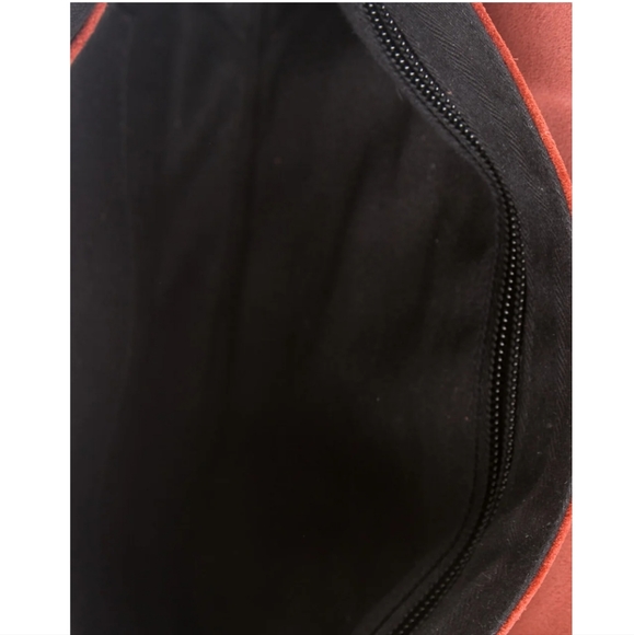 Sezane Tiger Terra Crossbody Bag Purse Chain Strap Suede Leather - Picture 5 of 7